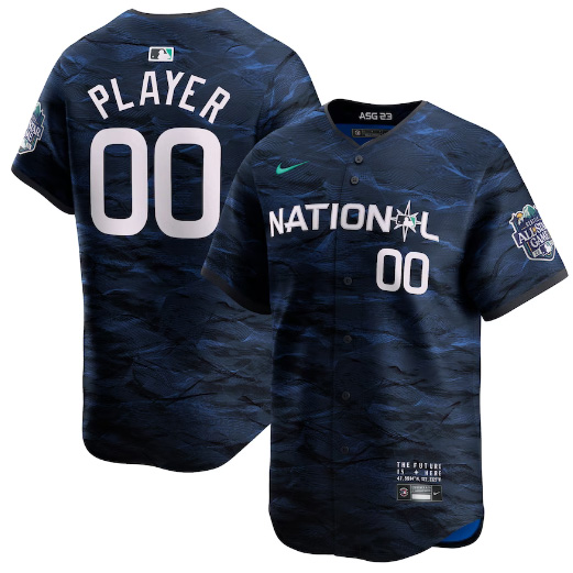 Men%27s National League Nike Royal 2023 MLB All-Star Game Customized Limited Player Jersey